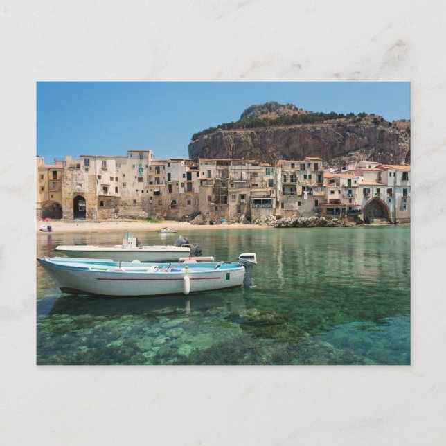 Cefalu town in Sicily Postcard (Front)