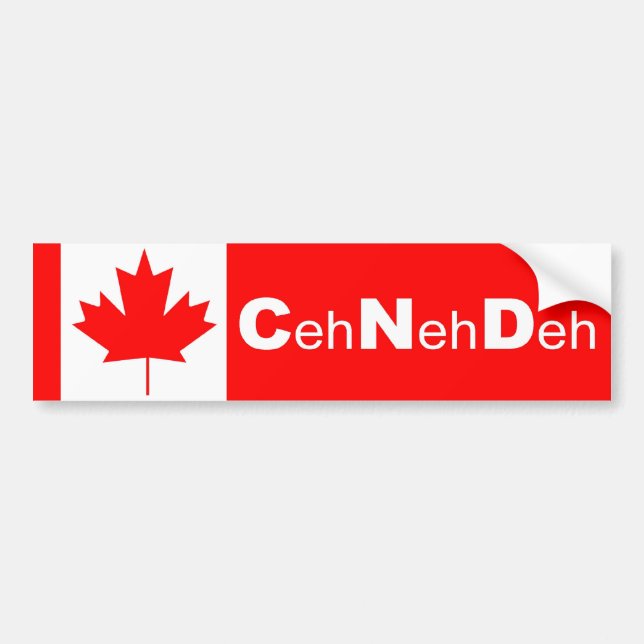 CehNehDeh bumper sticker (Front)