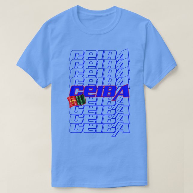 Ceiba Cascade text 2 T-Shirt (Design Front)