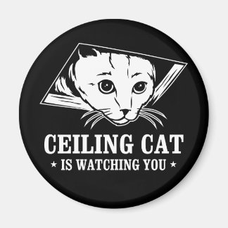 Ceiling Cat is Watching You Magnet