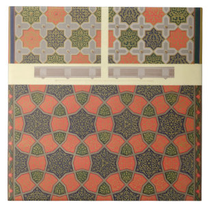 Ceiling decoration from the house of Beyt El-Tchel Tile