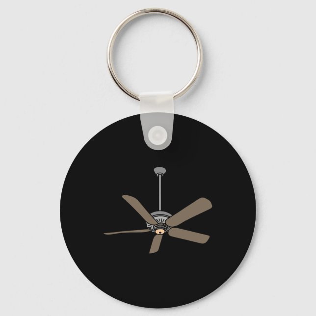 Ceiling Fan Lazy Diy Halloween Costume Fun Easy  Keychain (Front)