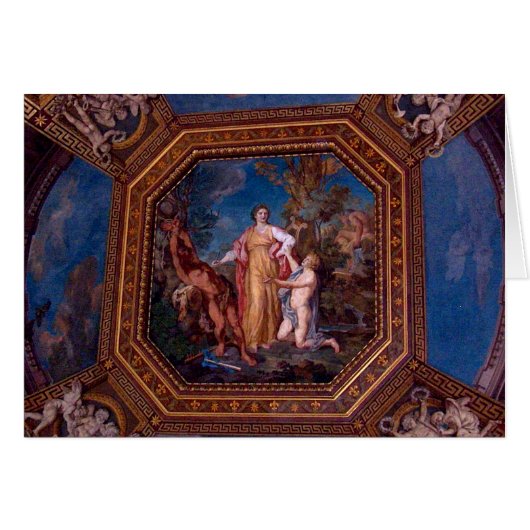 Ceiling in the Vatican in Rome, Italy Cards (Front Horizontal)