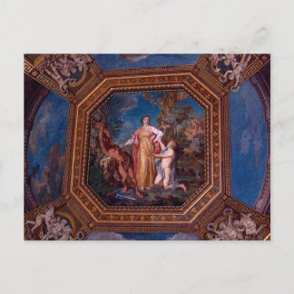 Ceiling in the Vatican in Rome, Italy Postcard