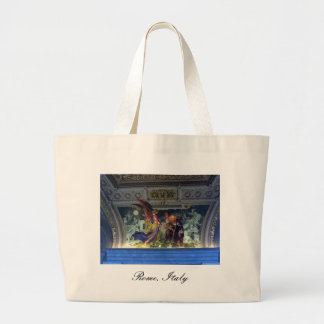 Ceiling in the Vatican Museum in Rome Large Tote Bag