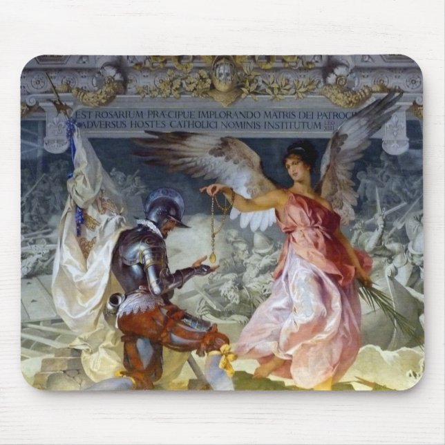 Ceiling in the Vatican Museum Mouse Pad (Front)