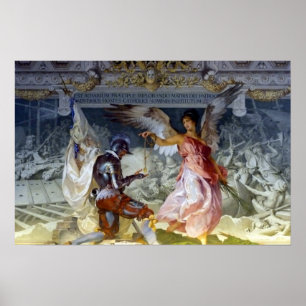 Ceiling in the Vatican Print