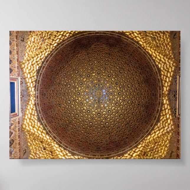 Ceiling of Royal Acazar de Seville Poster (Front)