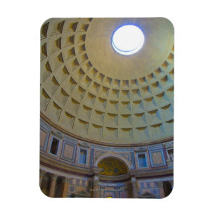 Ceiling of the Pantheon in Rome, Italy. Magnet