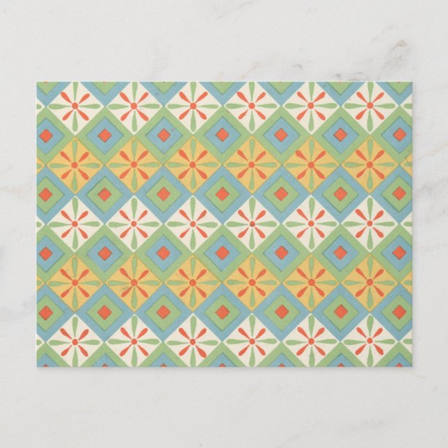 Ceiling Painting from Egyptian Tomb Postcard (Front)