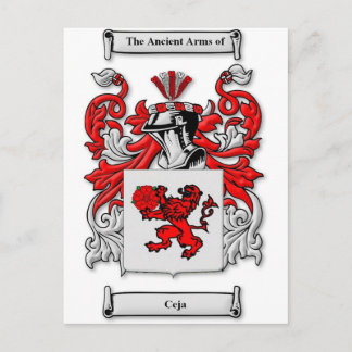 Ceja Coat of Arms Postcard