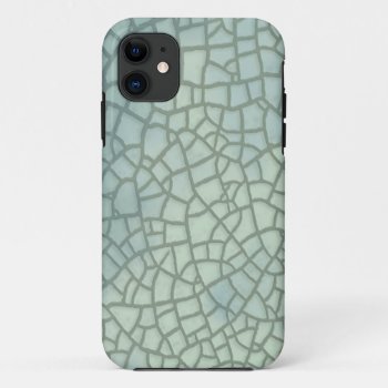 Celadon Crackle Glaze Iphone 11 Case by timelesscreations at Zazzle