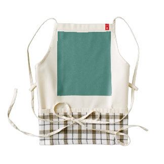Celadon Green Star Dust Zazzle HEART Apron