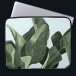 Celadon Palms Laptop Sleeve<br><div class="desc">Celadon Palms II by Emma Scarvey. Features deeply colored tropical foliage against a pastel background.</div>