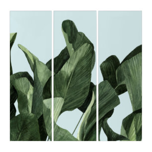 Celadon Palms Triptych