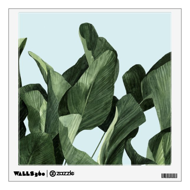 Celadon Palms Wall Decal (Front)