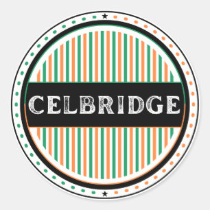 Celbridge City Pride Emblem – Irish Identity Classic Round Sticker