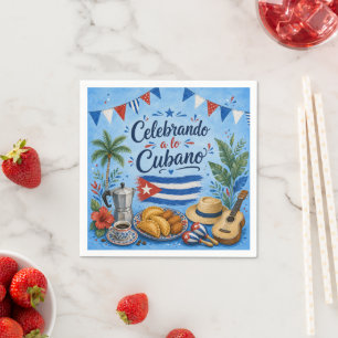 Celebrando a lo Cubano Party Napkins