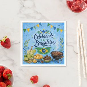 Celebrando o Brasil Napkins