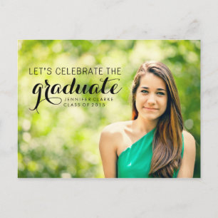 CELEBRATE 2015 GRADUATION PARTY INVITATION POSTCARD
