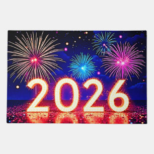 Celebrate 2026: Bright Future Spark Design Doormat
