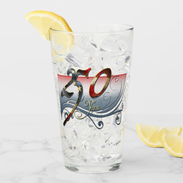Celebrate 250 Years of American Dreams Glass (Front Ice)