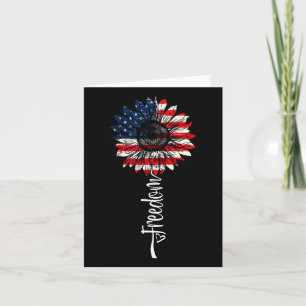 Celebrate 4th July Independence Day American Flag Card