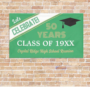 CELEBRATE! 50 year class reunion Banner