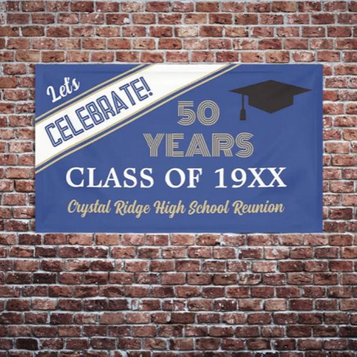 CELEBRATE 50 year class reunion Banner
