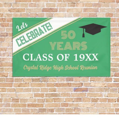 CELEBRATE 50 year class reunion Banner
