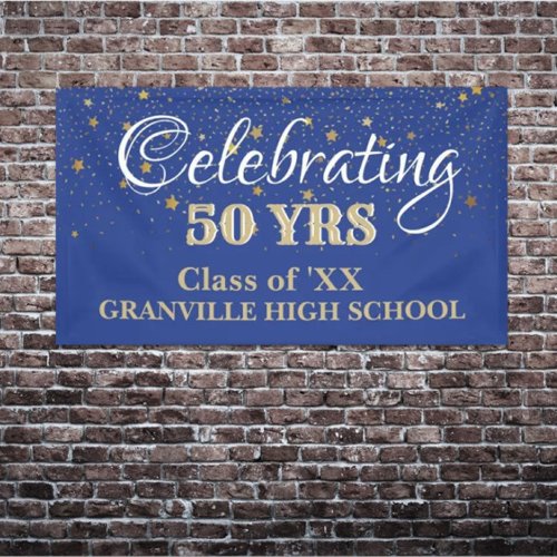 Celebrate 50 Years CUSTOM Class Reunion banner