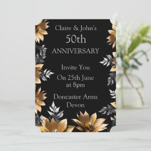 Celebrate 50 Years of Love and Togetherness Invitation