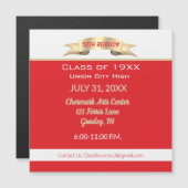 Celebrate!  50th Class Reunion magnetic Invitation (Front/Back)