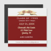 Celebrate! 50th Class Reunion magnetic Invitation (Front/Back)