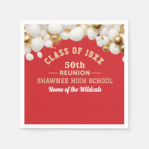 Celebrate! 50th Class Reunion Party Napkins