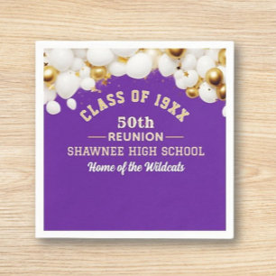 Celebrate! 50th Class Reunion Party Napkins