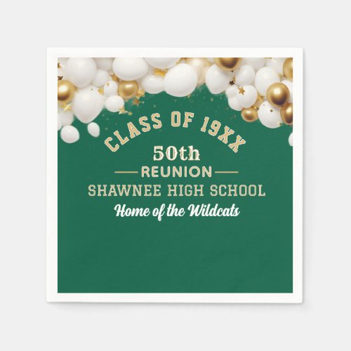 Celebrate! 50th Class Reunion Party  Napkins