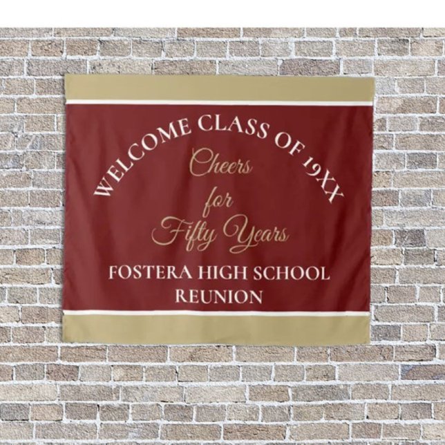 Celebrate! 50th Class Reunion party Tapestry (Creator Uploaded)