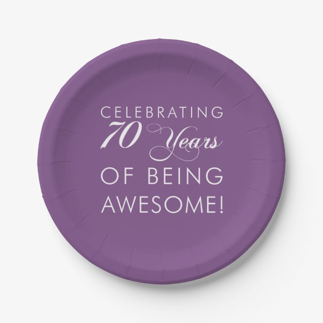 Celebrate 70 Years Of Being Awesome Color Plates (Front)