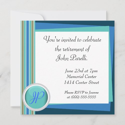 Celebrate a Retirement Personalized Invitation