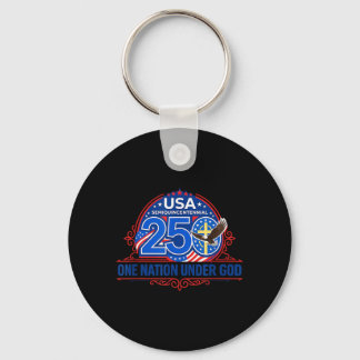 Celebrate Aamerica Dom Liberty Unity Heritage Keychain