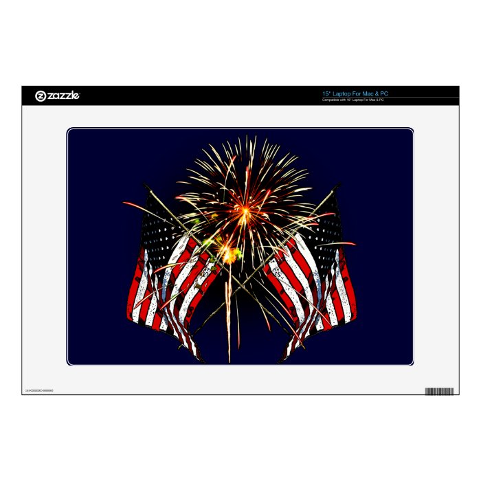 Celebrate America 15" Laptop Decals