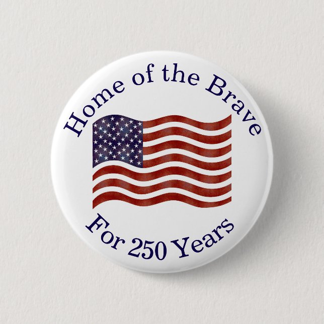 Celebrate America 250 #33 Button (Front)