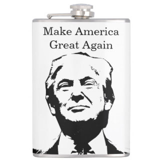 Celebrate America 250 and President Trump #13 Flask