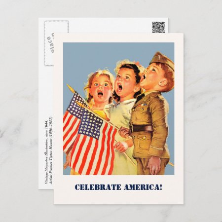 Celebrate America, 4th Of July Postcards