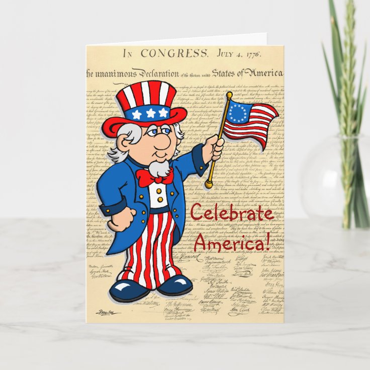 Celebrate America Card | Zazzle