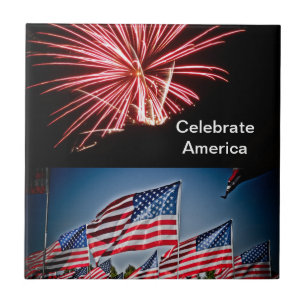 Celebrate America Ceramic Tile