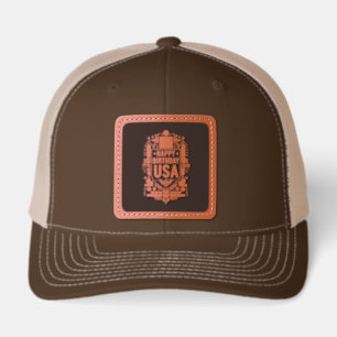 Celebrate America’s 250th Anniversary Leather Patch Hat