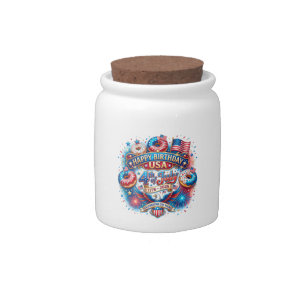 Celebrate America’s 250th birthday with donut Candy Jar