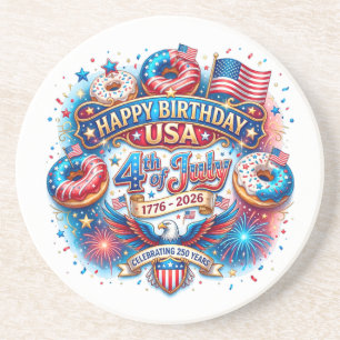 Celebrate America’s 250th birthday with donut Coaster